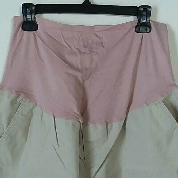 18 Long Maternity Old Navy Khaki Tan Dress Pants - Picture 4 of 8